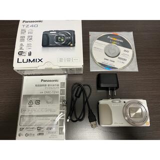 パナソニック(Panasonic)のうっちー様専用　LUMIX TZ40 ホワイト(コンパクトデジタルカメラ)