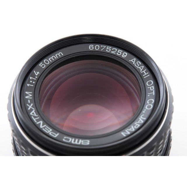 PENTAX(ペンタックス)のPENTAX SMC PENTAX-M 50mm F1.4 単焦点 L233 スマホ/家電/カメラのカメラ(レンズ(単焦点))の商品写真