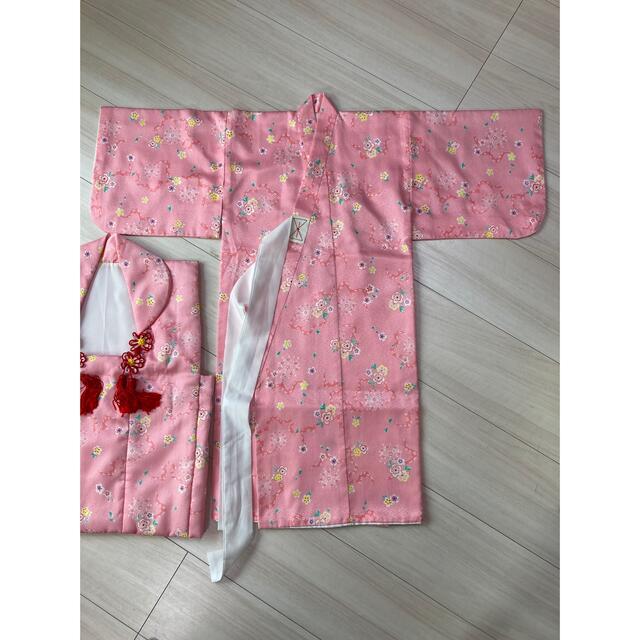 七五三　3歳女の子用　着物 キッズ/ベビー/マタニティのキッズ服女の子用(90cm~)(和服/着物)の商品写真