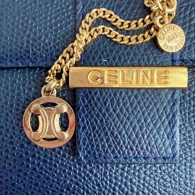 celine(セリーヌ)のおまとめ2点🙇‍♀️ CELINE 💙 ヴィンテージ ネックレスとイヤリング レディースのアクセサリー(ネックレス)の商品写真