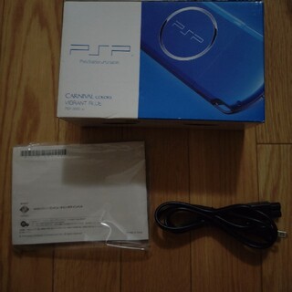 プレイステーションポータブル(PlayStation Portable)のSONY PSP−3000VB(中古品）(携帯用ゲーム機本体)