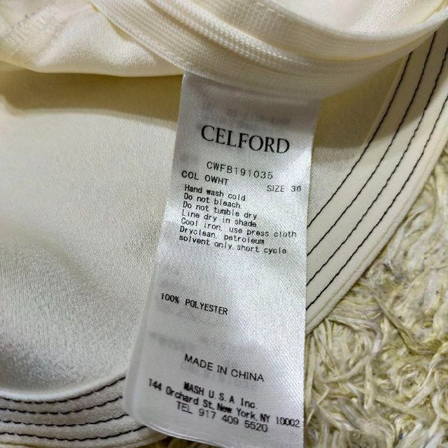 CELFORD(セルフォード)の即完売品　セルフォード　大人上品スタイル　カシュクールブラウス レディースのトップス(シャツ/ブラウス(長袖/七分))の商品写真