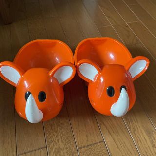 キタデンシ(北電子)のジャグラー　ツノっち　ドル箱　小物入れ(キャラクターグッズ)