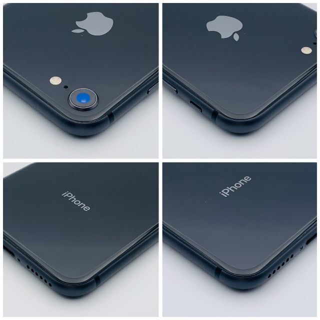 Apple(アップル)の【極美品】iPhone8 64GB スペースグレー【SIMフリー】新品バッテリー スマホ/家電/カメラのスマートフォン/携帯電話(スマートフォン本体)の商品写真