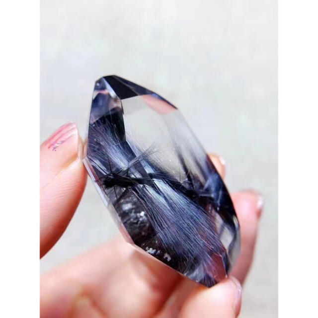 ⭐︎【高級】プラチナタイチンルチルクォーツ ルース 39g ハンドメイド