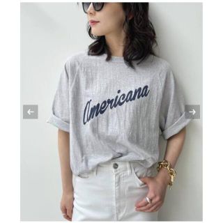 アパルトモンドゥーズィエムクラス(L'Appartement DEUXIEME CLASSE)の【Americana/アメリカーナ】Half Sleeve T-sh(Tシャツ(半袖/袖なし))