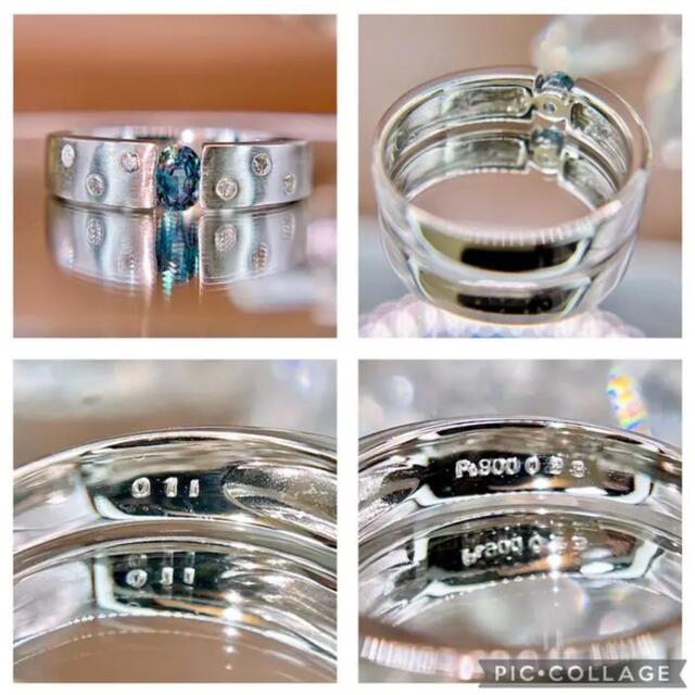 GIA ブラジル産アレキサンドライトダイヤモンドリングpt9000.230.11 レディースのアクセサリー(リング(指輪))の商品写真
