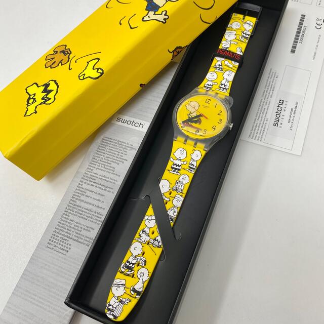 即納爆買い swatch 未使用☺︎SWATCH × PEANUTS 腕時計 スウォッチ × ピーナッツの通販 by yunny yunny  ..。.:*❤︎ ｜スウォッチならラクマ