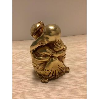 SALE 新品 》 ガネーシャ 聖天 歓喜仏 1358g 24金張 7 www.ch4x4.com
