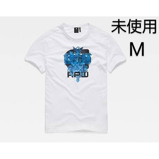 ジースター(G-STAR RAW)の【未使用】 G-STAR RAW ジースター Tシャツ ホワイト 白 Mサイズ(Tシャツ/カットソー(半袖/袖なし))