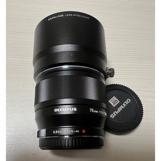 極上品 M.ZUIKO DIGITAL ED 75mm F1.8 レンズフード付