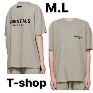 フィアオブゴッド(FEAR OF GOD)のHT様専用　essentials 新品　Tシャツ　L エッセンシャルズ　グレー(Tシャツ/カットソー(半袖/袖なし))