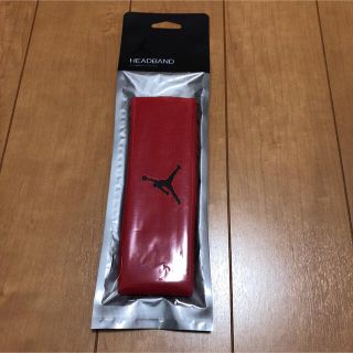 ナイキ(NIKE)の☆ JORDAN HEADBAND ジョーダン　ヘッドバンド　レッド(ヘアバンド)