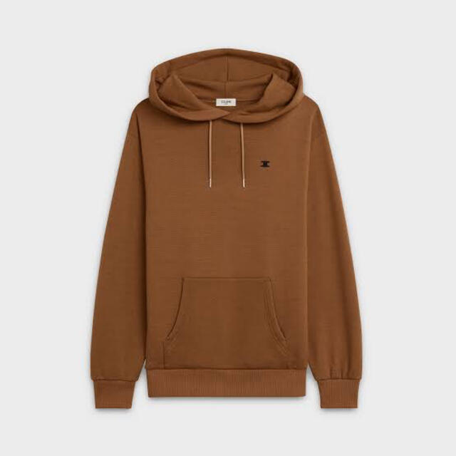 e - CELINE セリーヌ カシミヤ パーカー 茶色 ブラウン レディースの