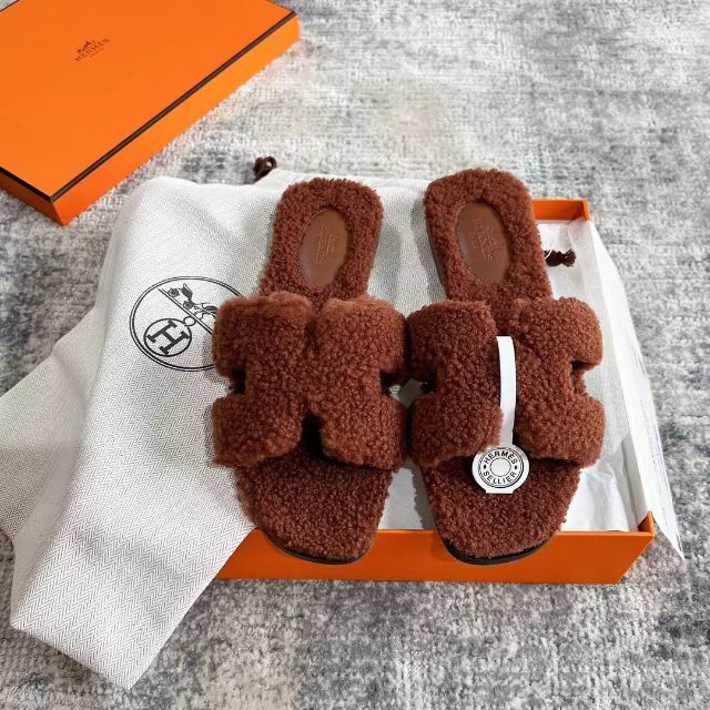 100%本物 Hermes エルメス♡今期完売レア♡ムートン♡新品未使用♡36