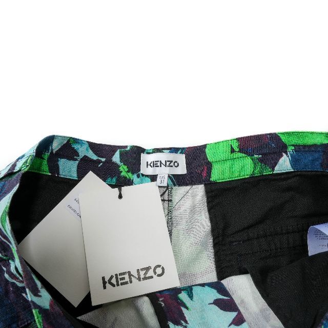 新品 KENZO CAMO PRINTED CARGO SHORT 31