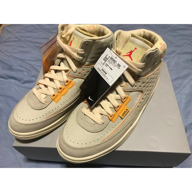 25.5cm UNION × Jordan 2 Rattan AJ2