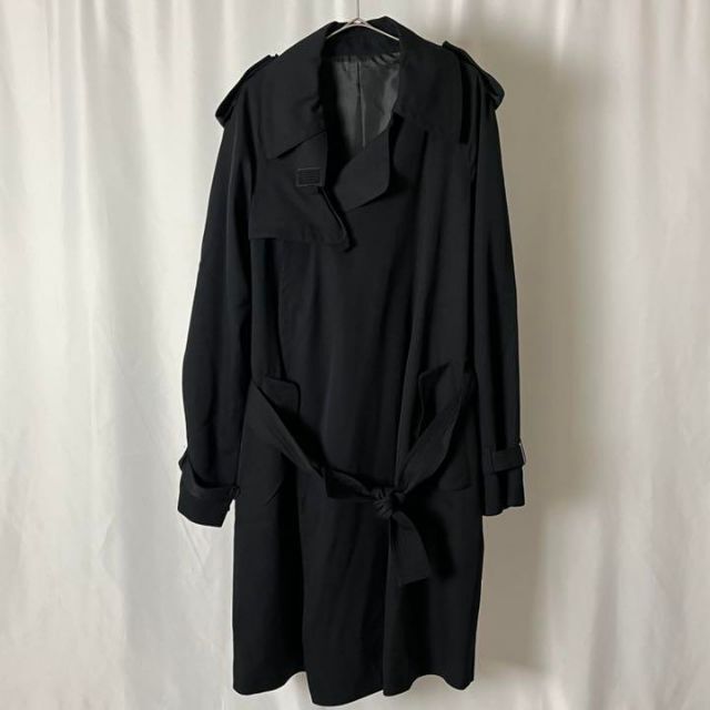 全品5倍 ジャンポールゴルチエオム ウールギャバ ベルクロ トレンチ