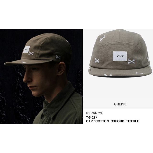 WTAPS T-5 02 / CAP. COTTON. SATIN 2019SS