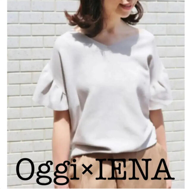 Oggi×IENA ラッフル袖　プルオーバー　plage Noble シップス