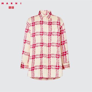 ユニクロ(UNIQLO)の[UNIQLO×MARNI]オーバーサイズシャツ(タグ付き)(シャツ/ブラウス(長袖/七分))