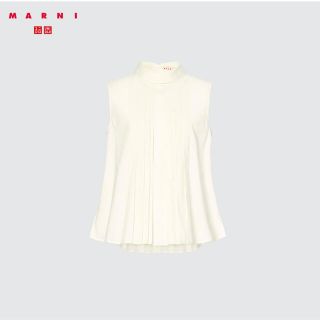 ユニクロ(UNIQLO)の[UNIQLO×MARNI]タッグブラウス(ノースリーブ)タグ付き(シャツ/ブラウス(半袖/袖なし))