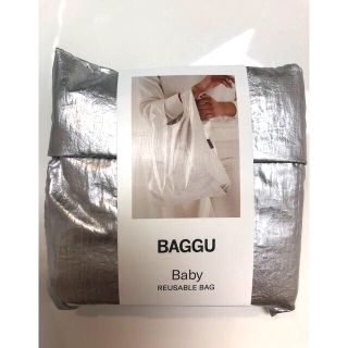 バグゥ(BAGGU)のBAGGU Baby  メタリック シルバー(エコバッグ)