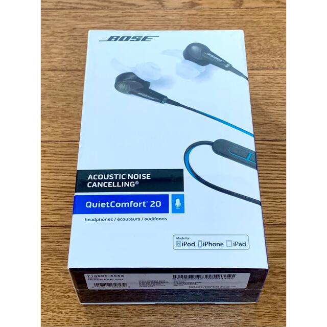 BOSE(ボーズ)の【新品未開封】Bose QuietComfort 20 for Apple スマホ/家電/カメラのオーディオ機器(ヘッドフォン/イヤフォン)の商品写真