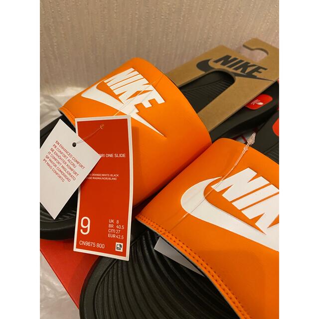 NIKE(ナイキ)のNIKE ナイキ シャワーサンダル　ヴィクトリーワンスライド　オレンジ　27cm メンズの靴/シューズ(サンダル)の商品写真