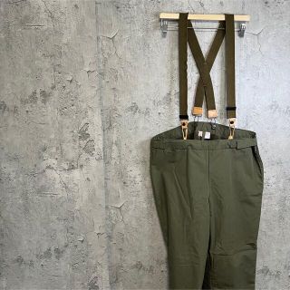 【military】ドイツ軍 80s サスペンダー付 オーバーパンツ ボア 古着