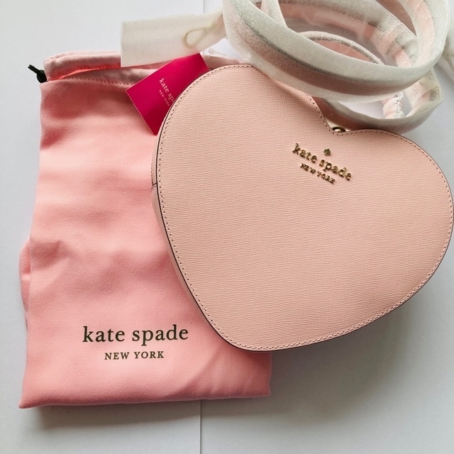 ケイトスペード Kate spade ハート バッグ 完売品 ピンク - 通販