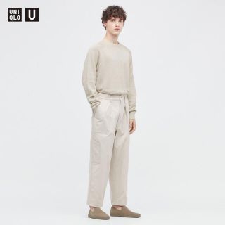 ユニクロ(UNIQLO)のユニクロ ワイドフィットベイカーパンツ NATURAL 76(ワークパンツ/カーゴパンツ)