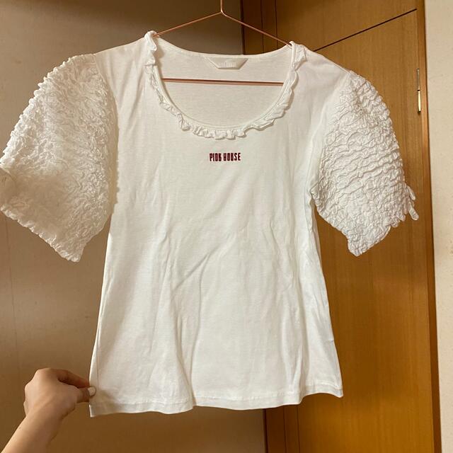 PINK HOUSE(ピンクハウス)のピンクハウス　カットソー レディースのトップス(Tシャツ(半袖/袖なし))の商品写真