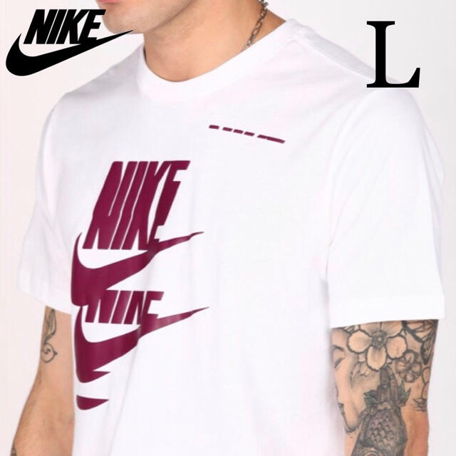 NIKE(ナイキ)のL 新品 NIKE ナイキ NSW マルチロゴ マルチカラー 半袖 Tシャツ メンズのトップス(Tシャツ/カットソー(半袖/袖なし))の商品写真