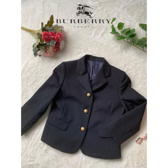 BURBERRY(バーバリー)の未使用⭐️大人気❗️バーバリー紺ブレ金ボタンジャケット 男女兼用 キッズ/ベビー/マタニティのキッズ服男の子用(90cm~)(ジャケット/上着)の商品写真