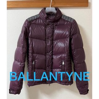 バランタインカシミヤ(BALLANTYNE CASHMERE)のバランタイン　ダウンジャケット　パープル　紫 サイズ48(ダウンジャケット)