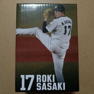 チバロッテマリーンズ(千葉ロッテマリーンズ)の⚾限定⚾佐々木朗希 完全試合 ボブルヘッド人形 新品未開封(記念品/関連グッズ)