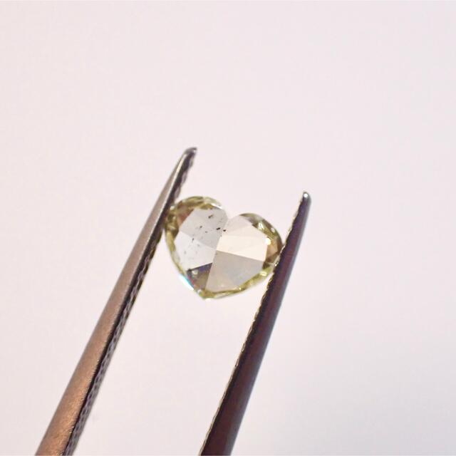 Ryo 0.79ct ハートシェイプ 天然 ダイヤモンド ルース 裸石