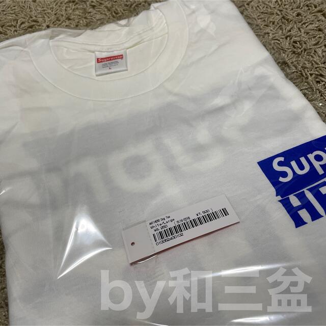 Supreme(シュプリーム)のSupreme ANTIHERO Dog Tee 白 L メンズのトップス(Tシャツ/カットソー(半袖/袖なし))の商品写真