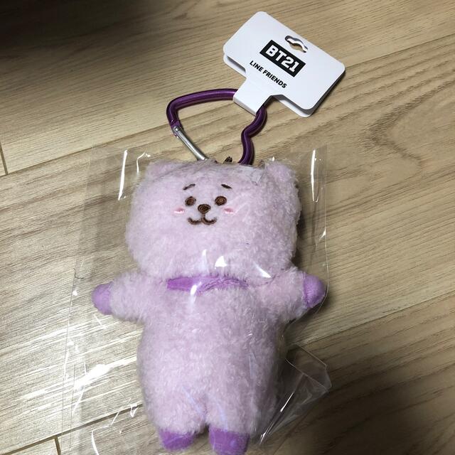 BT21(ビーティーイシビル)のBT21 パープルマスコット　RJ. ショッパー付 エンタメ/ホビーのおもちゃ/ぬいぐるみ(ぬいぐるみ)の商品写真