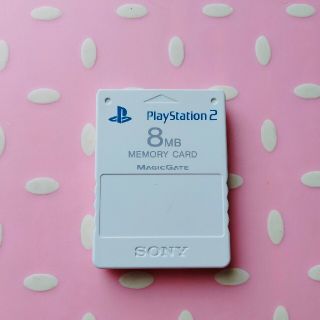 プレイステーション2(PlayStation2)のPS2 メモリーカード ホワイト(その他)