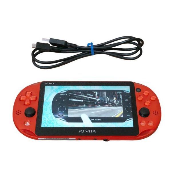 ☆極美品☆ PS Vita PCH-2000シリーズ メタリック・レッド  本体