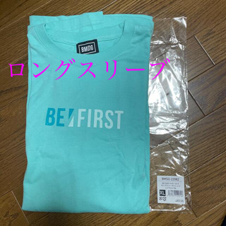 【未使用】　BE:FIRST カラーロゴロングスリーブTシャツ　エメラルド　XL