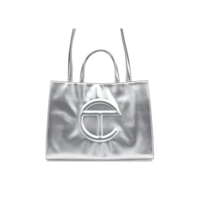 今週限定特価‼️telfar silver medium size bag