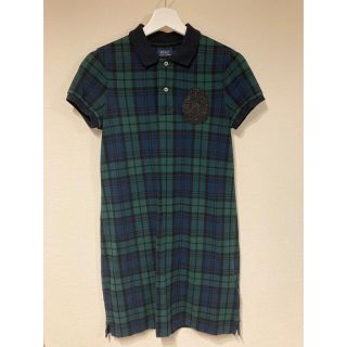 ポロラルフローレン(POLO RALPH LAUREN)の【美品】ポロ ラルフローレン チェックワンピース(ひざ丈ワンピース)