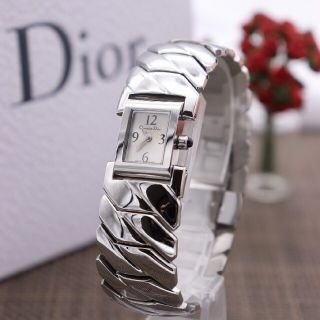 クリスチャンディオール(Christian Dior)の正規品【新品電池】ChristianDior D72-100/アールデコ 動作品(腕時計)