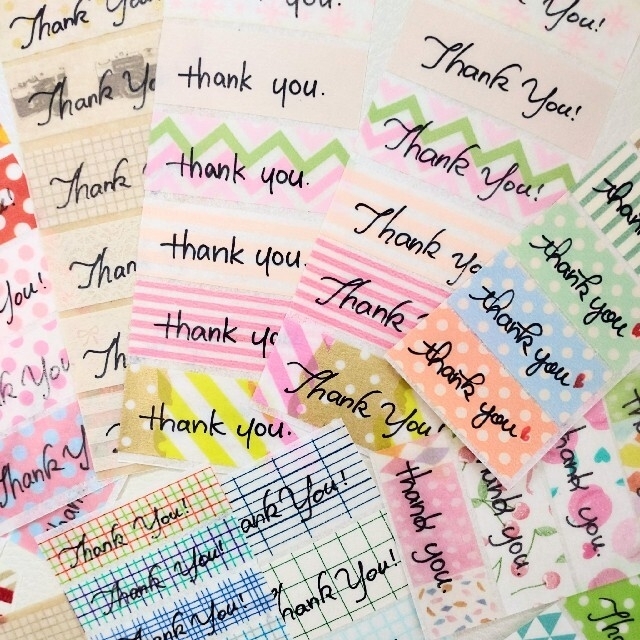 オーダーメイド) thankyou サンキューシール長め 2