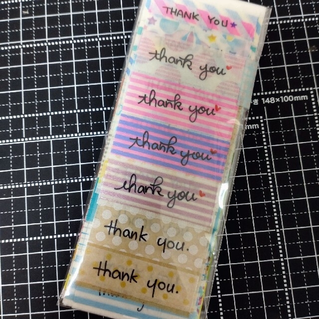 オーダーメイド) thankyou サンキューシール長め 5