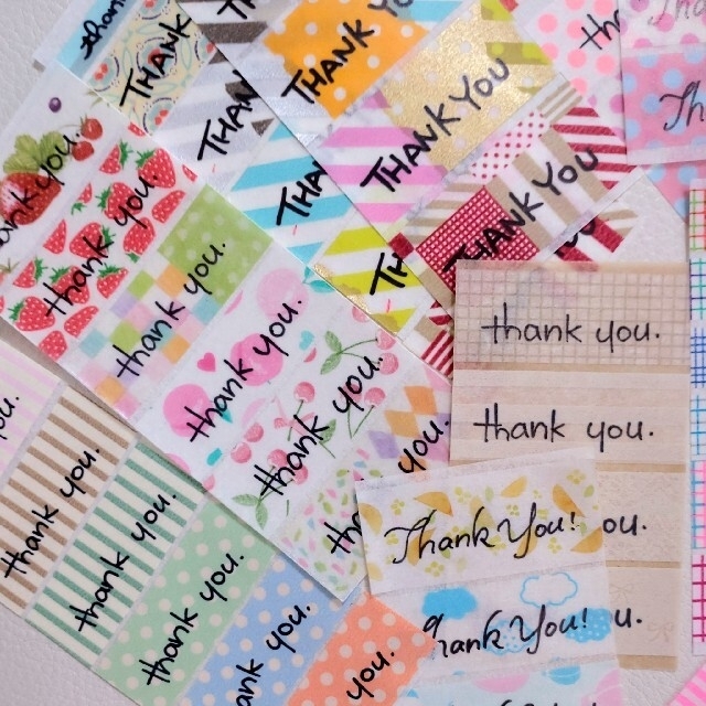 オーダーメイド) thankyou サンキューシール長め 3