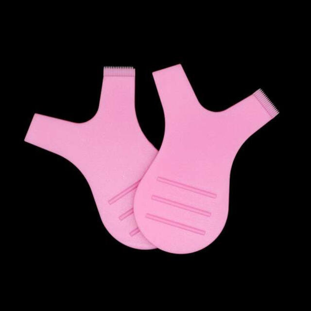 ピンク カラー ラッシュ リフト コーム Y字 ブラシ まつ毛 パーマ 2枚 コスメ/美容のベースメイク/化粧品(つけまつげ)の商品写真